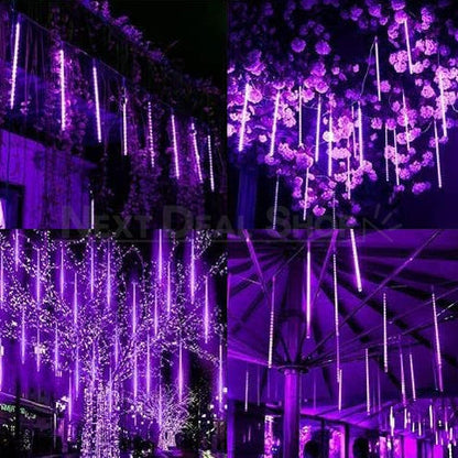 Rynx | Purple meteor shower LED rain lights