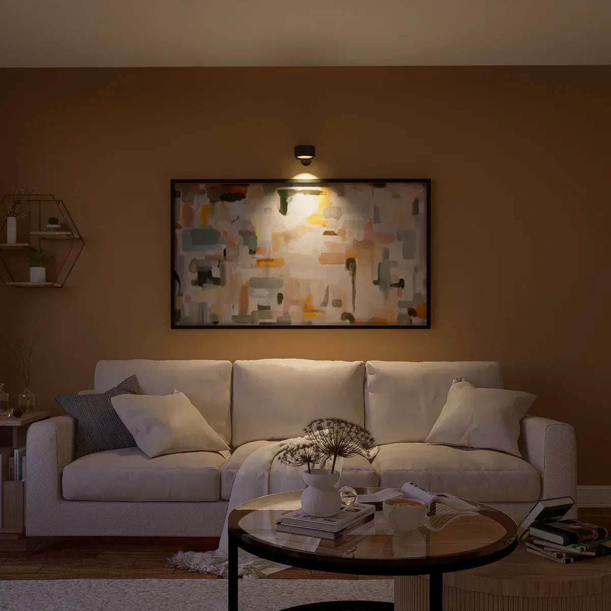 Rynx | FlexiLight Wireless Wall Light | LED Lighting | Easy to Install | With Touch & Remote Control