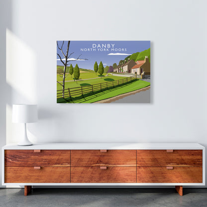 Rynx | Danby (Landscape) by Richard O'Neill Yorkshire Art Print, Vintage Travel Sign