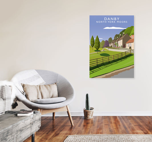 Rynx | Danby (Portrait) by Richard O'Neill Yorkshire Art Print, Vintage Travel Poster
