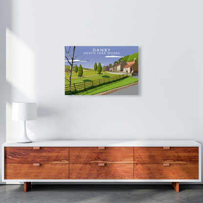 Rynx | Danby (Landscape) by Richard O'Neill Yorkshire Art Print, Vintage Travel Sign