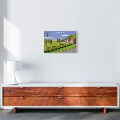 Rynx | Danby (Landscape) by Richard O'Neill Yorkshire Art Print, Vintage Travel Sign
