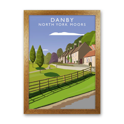 Rynx | Danby (Portrait) by Richard O'Neill Yorkshire Art Print, Vintage Travel Poster