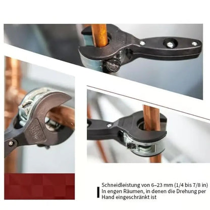 Rynx | Ratchet Pipe Cutter – Precise Cuts for Copper & PVC