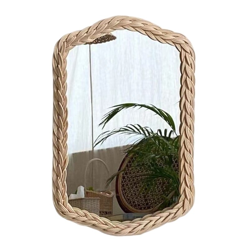 Rynx | Rattan Woven Accent Mirror