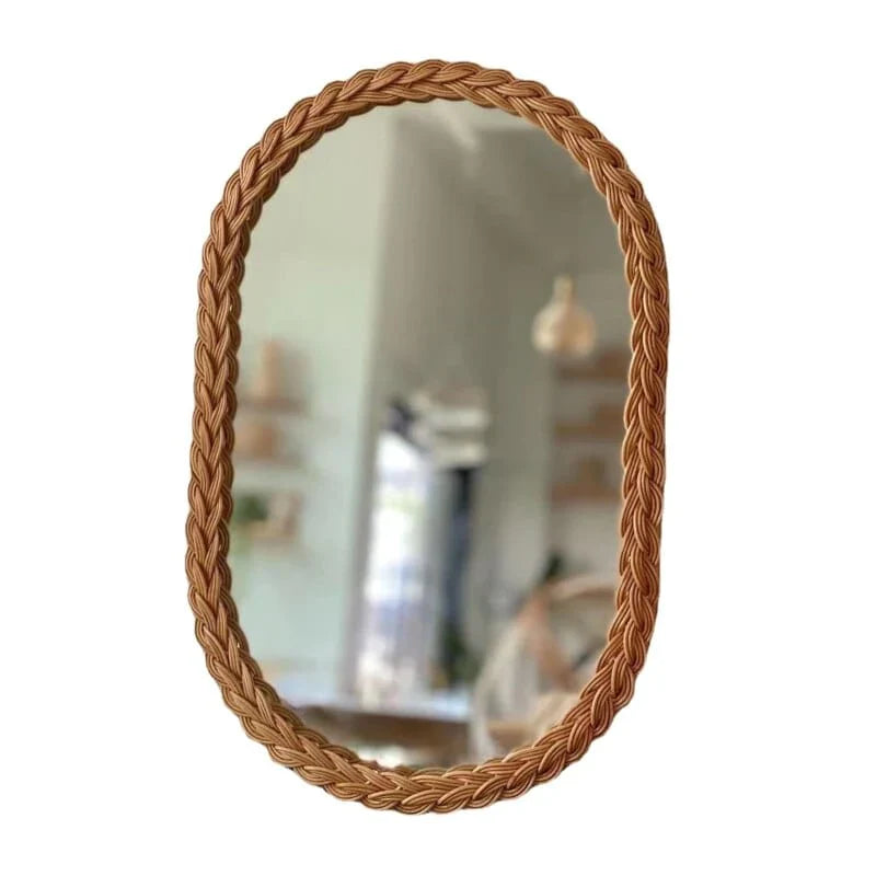 Rynx | Rattan Woven Accent Mirror