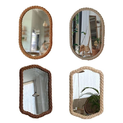 Rynx | Rattan Woven Accent Mirror