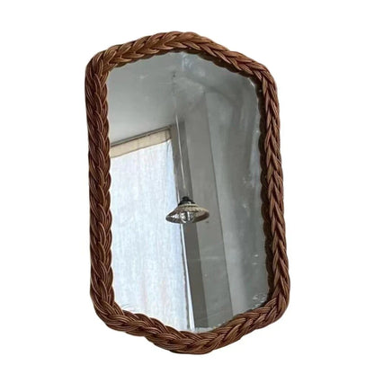 Rynx | Rattan Woven Accent Mirror