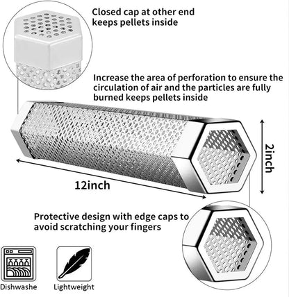 Rynx | Stainless Steel Smoking Tube for All Grill Types