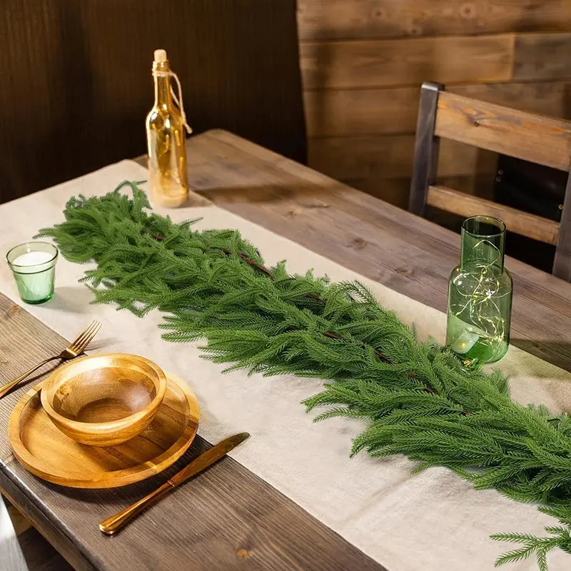 Rynx | Realistic Norfolk Pine Dripping Garland