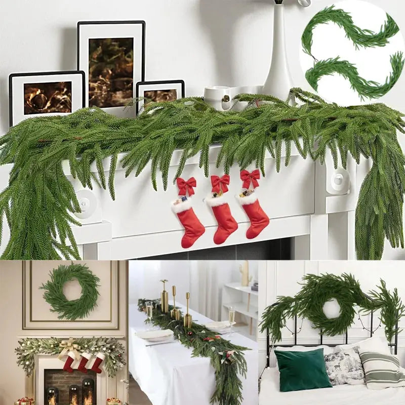 Rynx | Realistic Norfolk Pine Dripping Garland