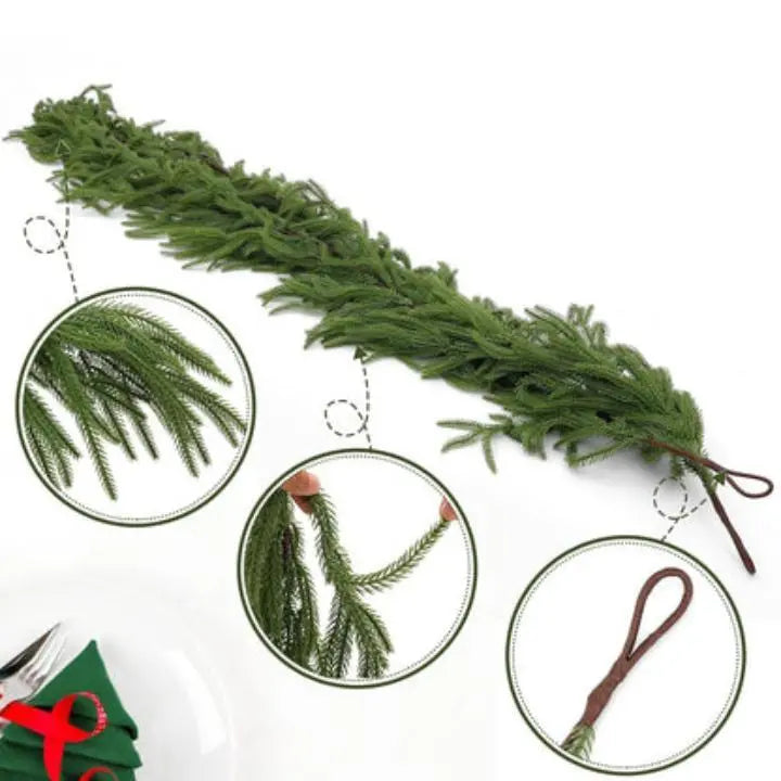 Rynx | Realistic Norfolk Pine Dripping Garland