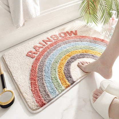 Rynx | Rectangular Rainbow Bath Mat