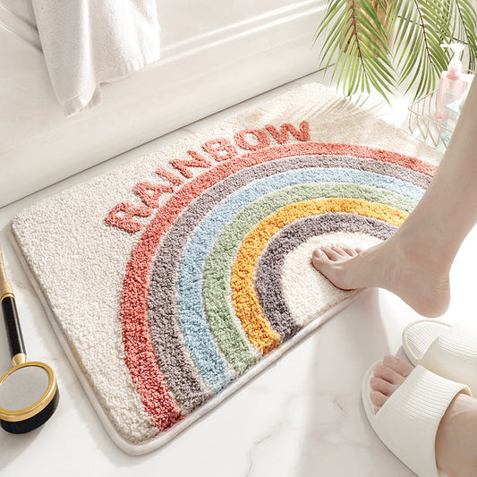 Rynx | Rectangular Rainbow Bath Mat