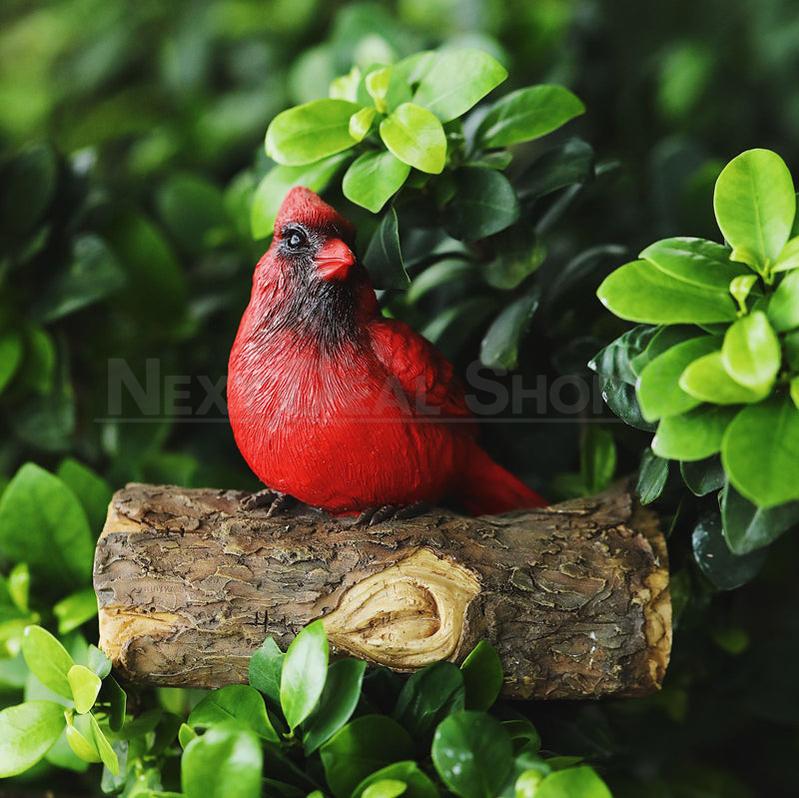 Rynx | Red cardinal garden clips