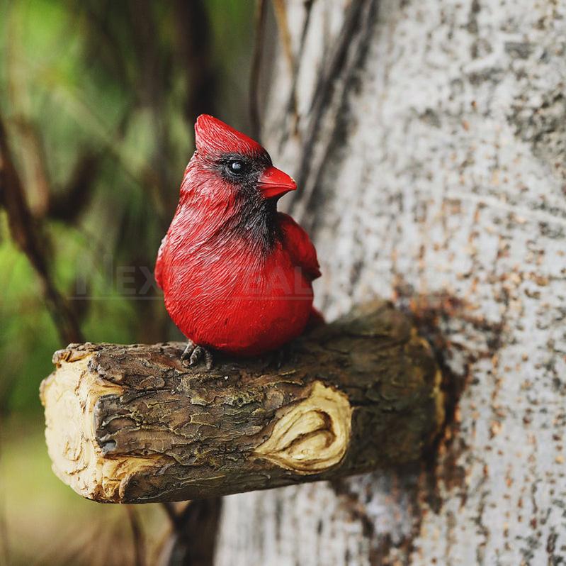 Rynx | Red cardinal garden clips