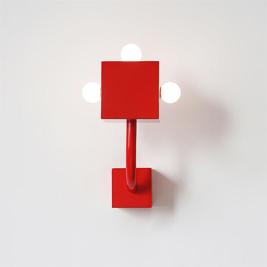 Rynx | Red Cube Wall Lamp