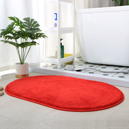 Rynx | Semi-circle Fest purple Tufted Bath Mat, Multiple Sizes Soft Plush Water-absorbent, Non-slip Toilet Mat, Soft Thick Bathroom Rug, Pure Bathroom Mats, Simple Best Bath Rugs, Hot Shower Mat Non-slip, Toilet Rug