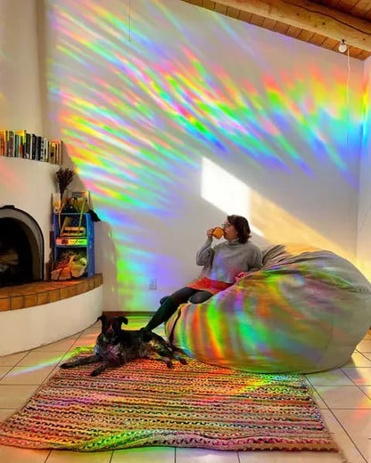 Rynx | Rainbow Window Film – Color Play & UV PRedection without Adhesive