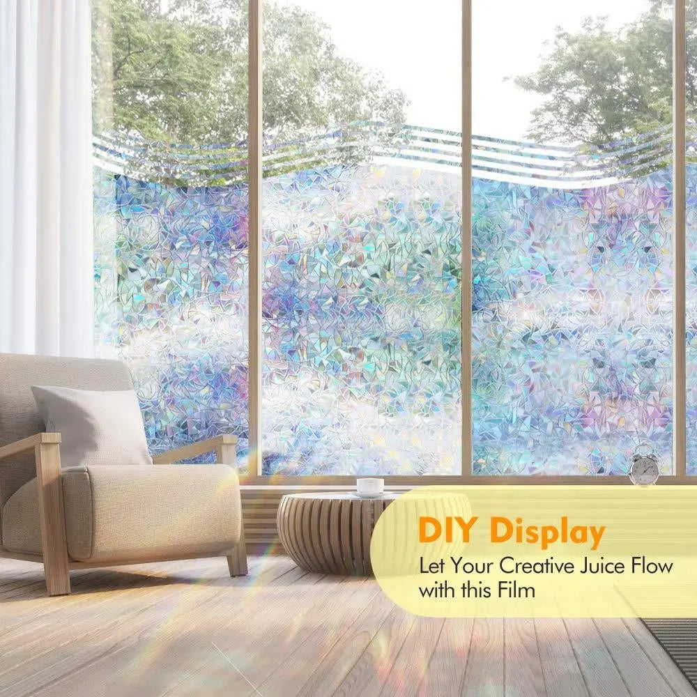 Rynx | Rainbow Window Film – Color Play & UV PRedection without Adhesive