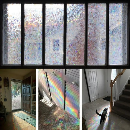 Rynx | Rainbow Window Film – Color Play & UV PRedection without Adhesive