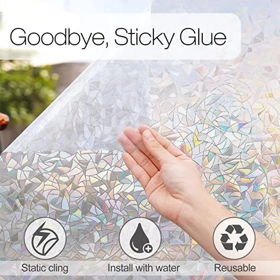 Rynx | Rainbow Window Film – Color Play & UV PRedection without Adhesive