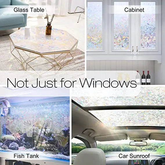 Rynx | Rainbow Window Film – Color Play & UV PRedection without Adhesive