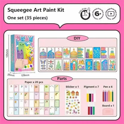 Rynx | Rainbow Scratch Art Set – Creative Fun & Postcards in One
