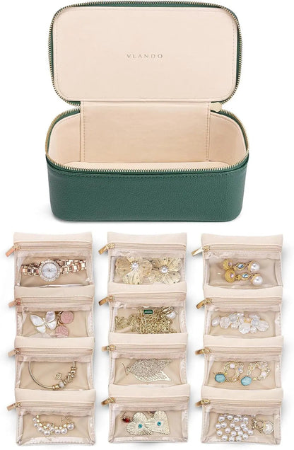 Rynx | Jewelry box with transparent compartments – stored organized and pRedected