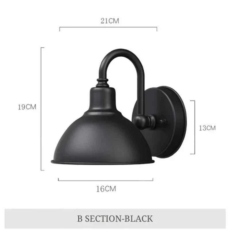 Rynx | RetroLys - Waterproof Vintage Wall Lamp