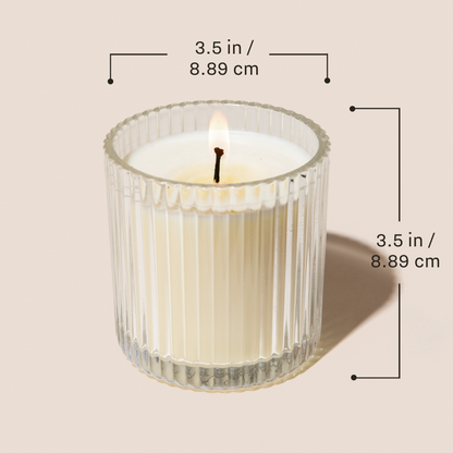 Rynx | Best Mom Ever Soy Wax Candle - Ribbed Glass Container with Box - 11 oz