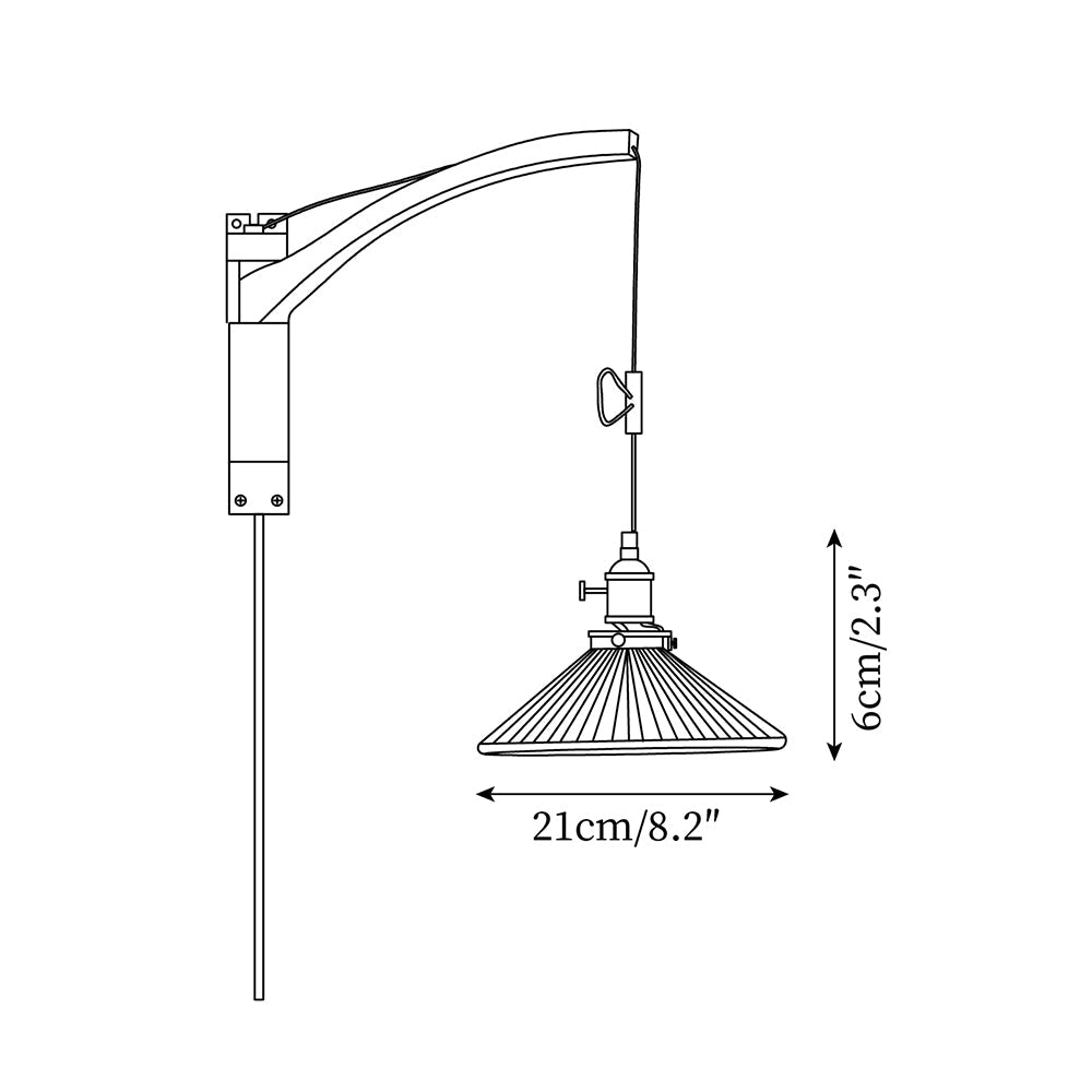 Rynx | Rigale Plug In Wall Lamp