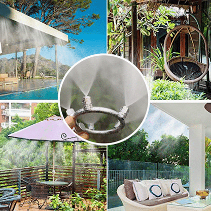 Rynx | Ring spray nozzle with mist function – Ideal for horse stable, vineyard, agriculture & garden
