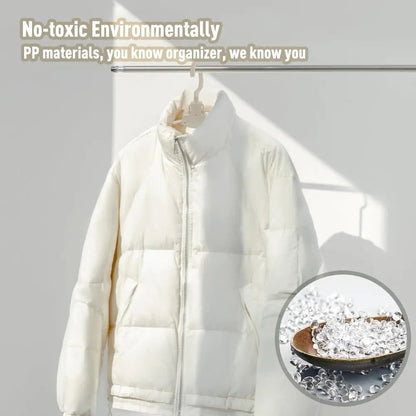 Rynx | Robust foldable clothes hanger with one-button function and crease pRedection