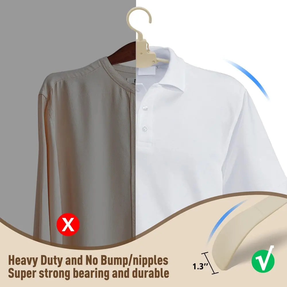 Rynx | Robust foldable clothes hanger with one-button function and crease pRedection