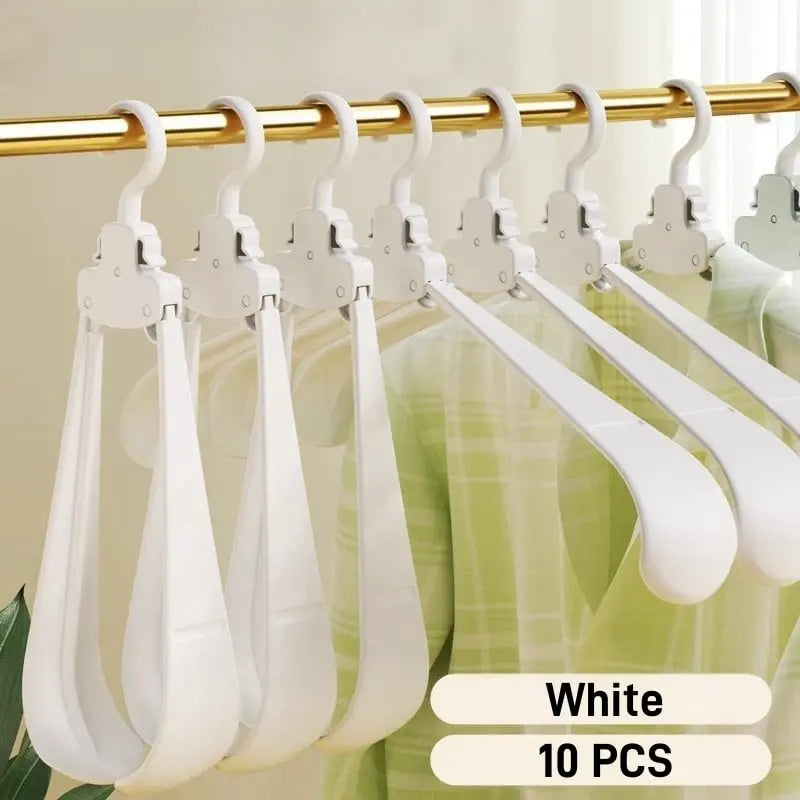 Rynx | Robust foldable clothes hanger with one-button function and crease pRedection