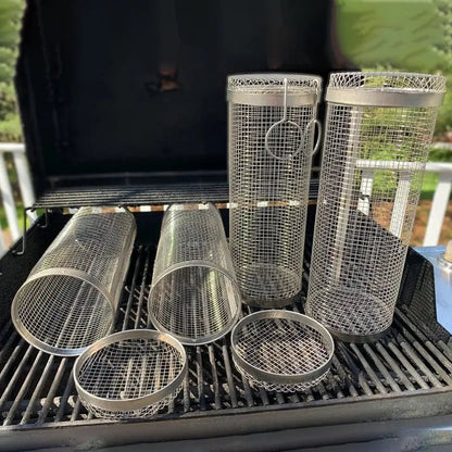 Rynx | Rolling Grill Basket – Even Cooking without Loss