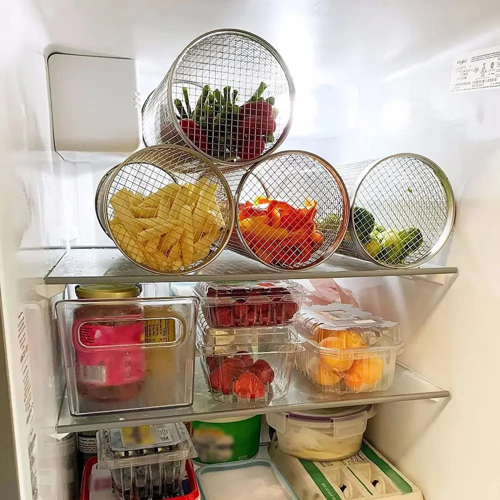Rynx | Rolling Grill Basket – Even Cooking without Loss