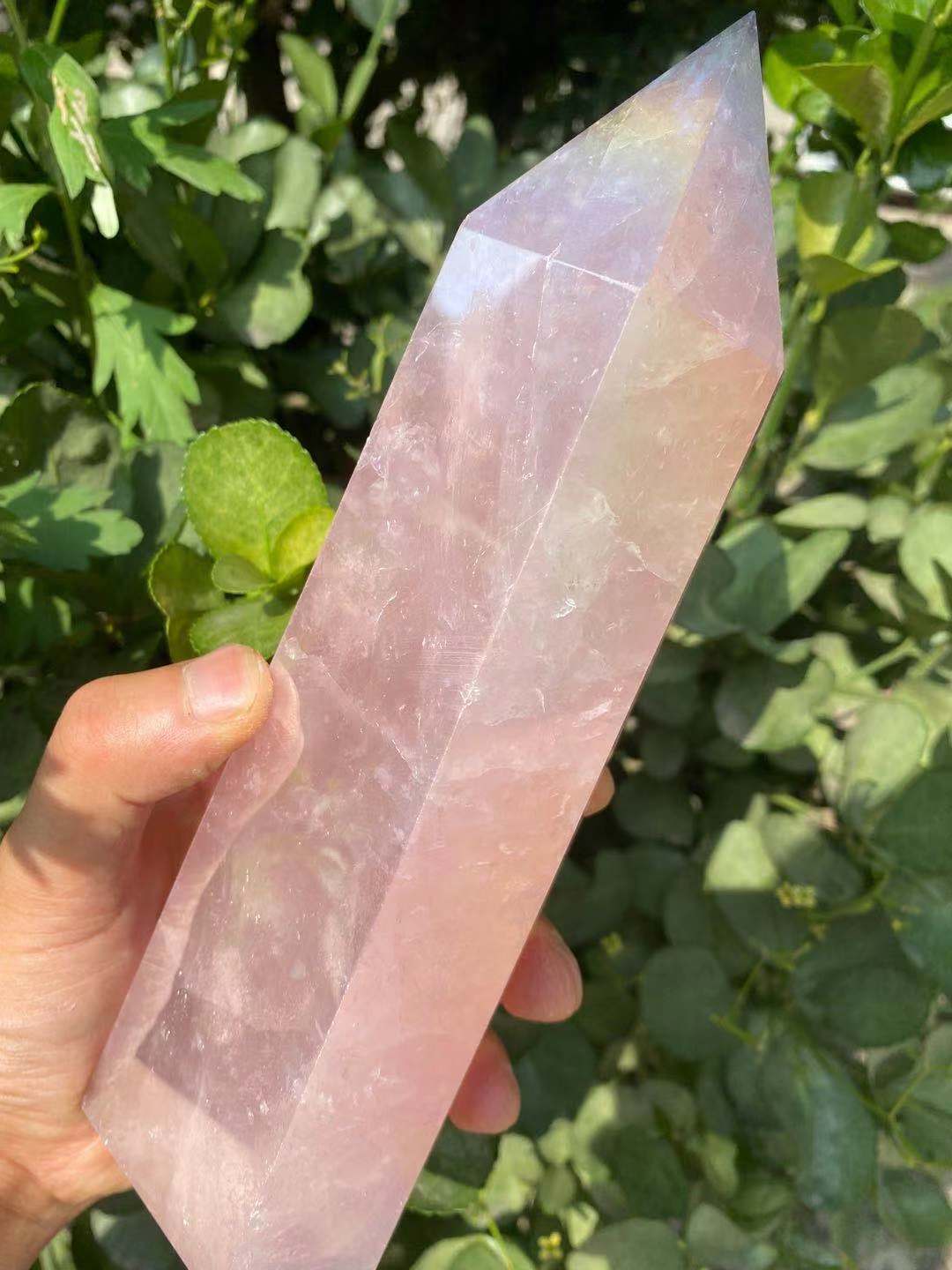 Rynx | Rose Aura Crystal Point Wand