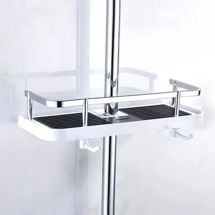 Rynx | Rust-resistant shower shelf - adjustable, drill-free installation