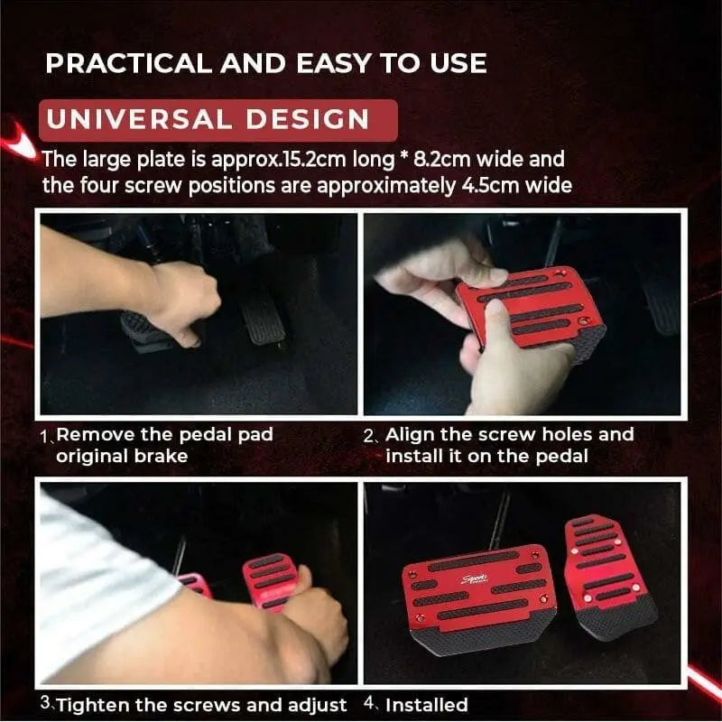 Rynx | Non-slip car foot pedals – more grip & safety while driving