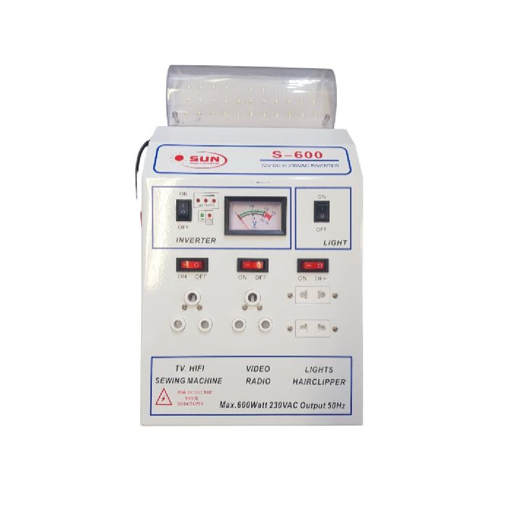 Rynx | Load dump solar DC to AC power inverter S-600 (600 Watt)