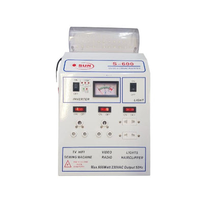 Rynx | Load dump solar DC to AC power inverter S-600 (600 Watt)