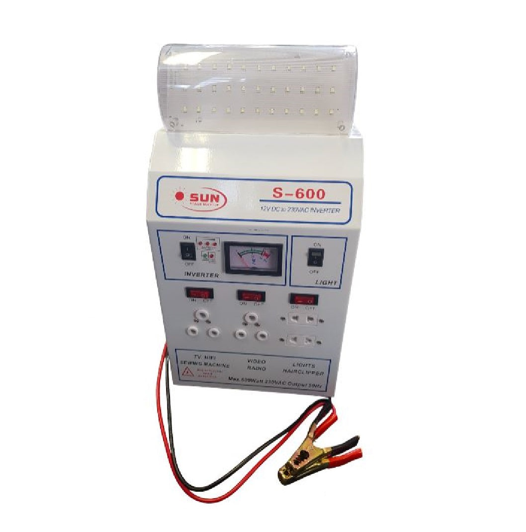 Rynx | Load dump solar DC to AC power inverter S-600 (600 Watt)