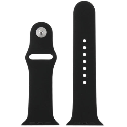 Rynx | For Apple Watch Sport 42mm High Performance Rubber Sport Watch Band with Pin-and-Tuck Closure (Black)