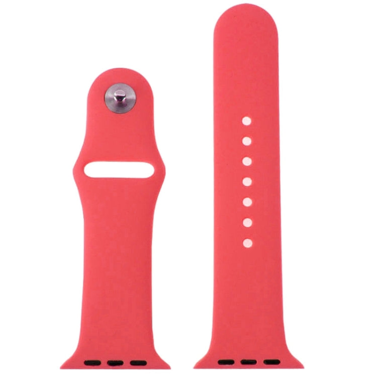 Rynx | For Apple Watch Sport 42mm High Performance Rubber Sport Watch Band with Pin-and-tuck Closure (Pink)