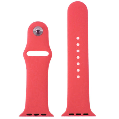Rynx | For Apple Watch Sport 42mm High Performance Rubber Sport Watch Band with Pin-and-tuck Closure (Pink)