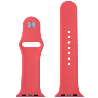 Rynx | For Apple Watch Sport 42mm High Performance Rubber Sport Watch Band with Pin-and-tuck Closure (Pink)