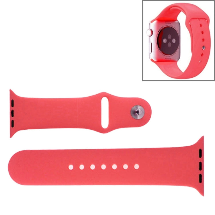 Rynx | For Apple Watch Sport 42mm High Performance Rubber Sport Watch Band with Pin-and-tuck Closure (Pink)