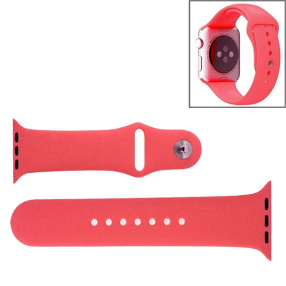 Rynx | For Apple Watch Sport 42mm High Performance Rubber Sport Watch Band with Pin-and-tuck Closure (Pink)